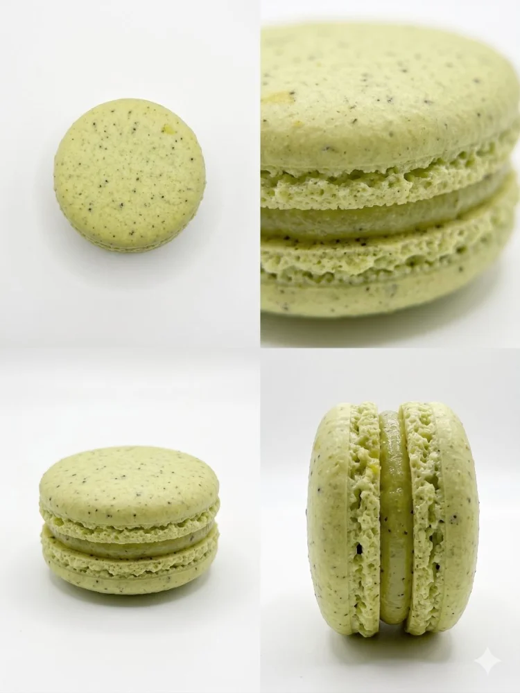 Pistachio macaron by ChefM Consultancy pastry studio